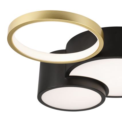 Reguliuojamas lubinis šviestuvas ALIZEE LED/30W/230V 3000-6500K juoda/auksinė