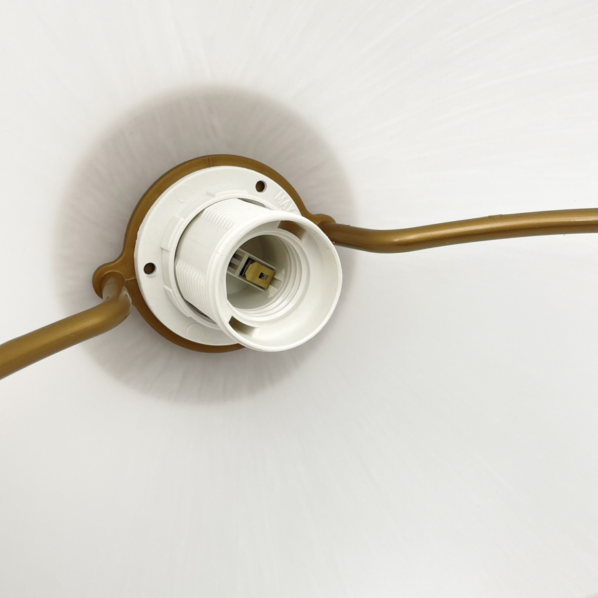 Reguliuojamas pakabinamas šviestuvas RAMONA 1xE27/60W/230V ruda/balta/ąžuolas