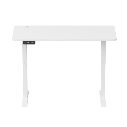 Reguliuojamo aukščio rašomasis stalas LEVANO 140x60 cm baltas