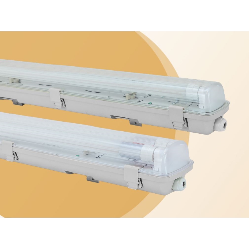 Reguliuojamas vonios šviestuvas LIMEA T8 2xG13/10W/230V IP65 1500mm