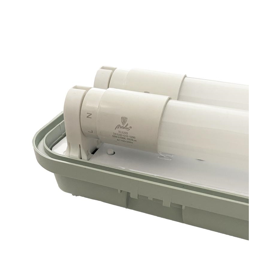 Reguliuojamas vonios šviestuvas T8 2xG13/18W/230V IP65 126 cm