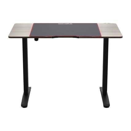 Reguliuojamo aukščio žaidimų stalas CONTROL 110x60 cm ruda/juoda
