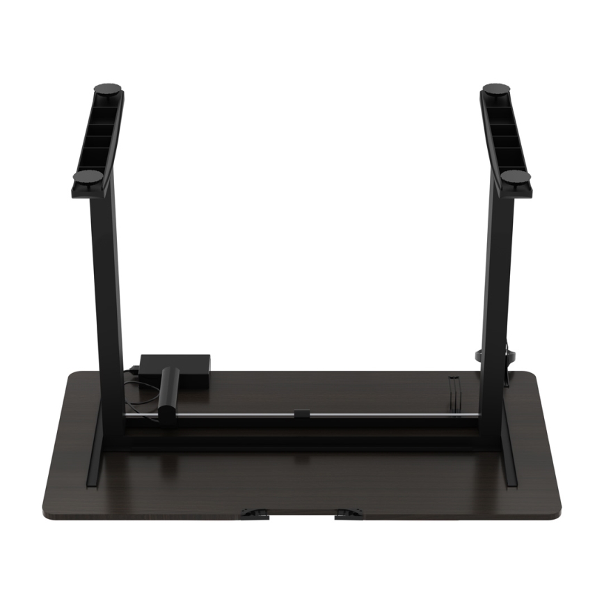 Reguliuojamo aukščio žaidimų stalas CONTROL 110x60 cm ruda/juoda