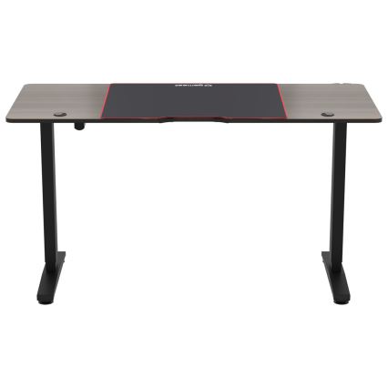 Reguliuojamo aukščio žaidimų stalas CONTROL 140x60 cm ruda/juoda