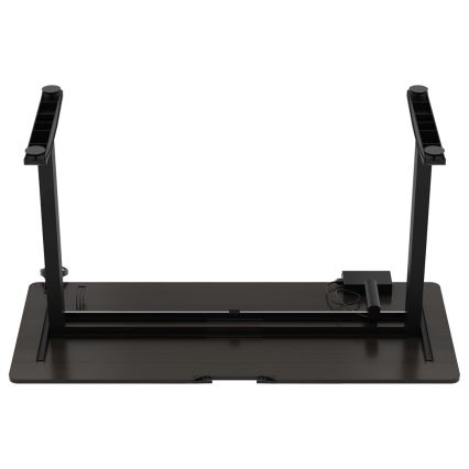 Reguliuojamo aukščio žaidimų stalas CONTROL 140x60 cm ruda/juoda