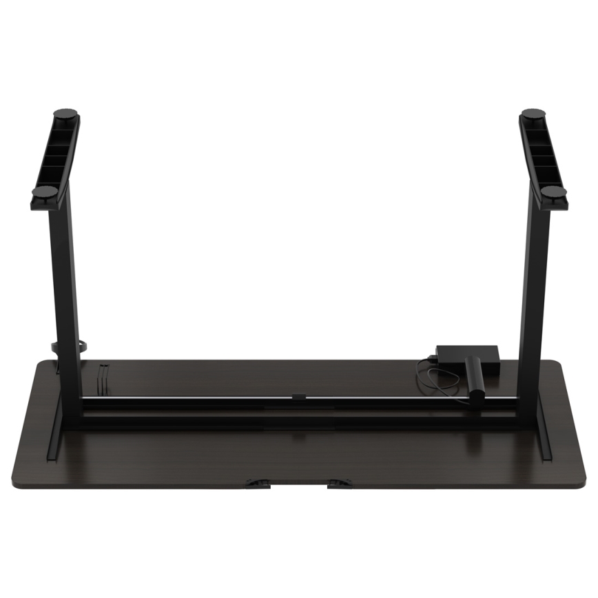Reguliuojamo aukščio žaidimų stalas CONTROL 140x60 cm ruda/juoda