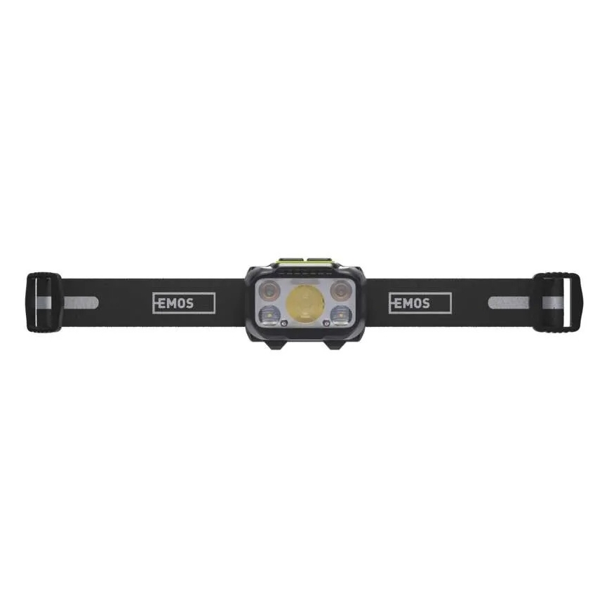 Reguliuojamo ryškumo įkraunamas LED galvos žibintas/3xAAA/1000 mAh 3,7V