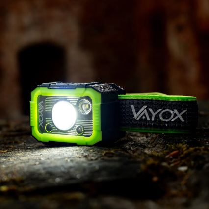 Įkraunama LED galvos lempa su jutikliu ir reguliuojamu ryškumu LED/10W/5V IP66 750 lm 1500 mAh