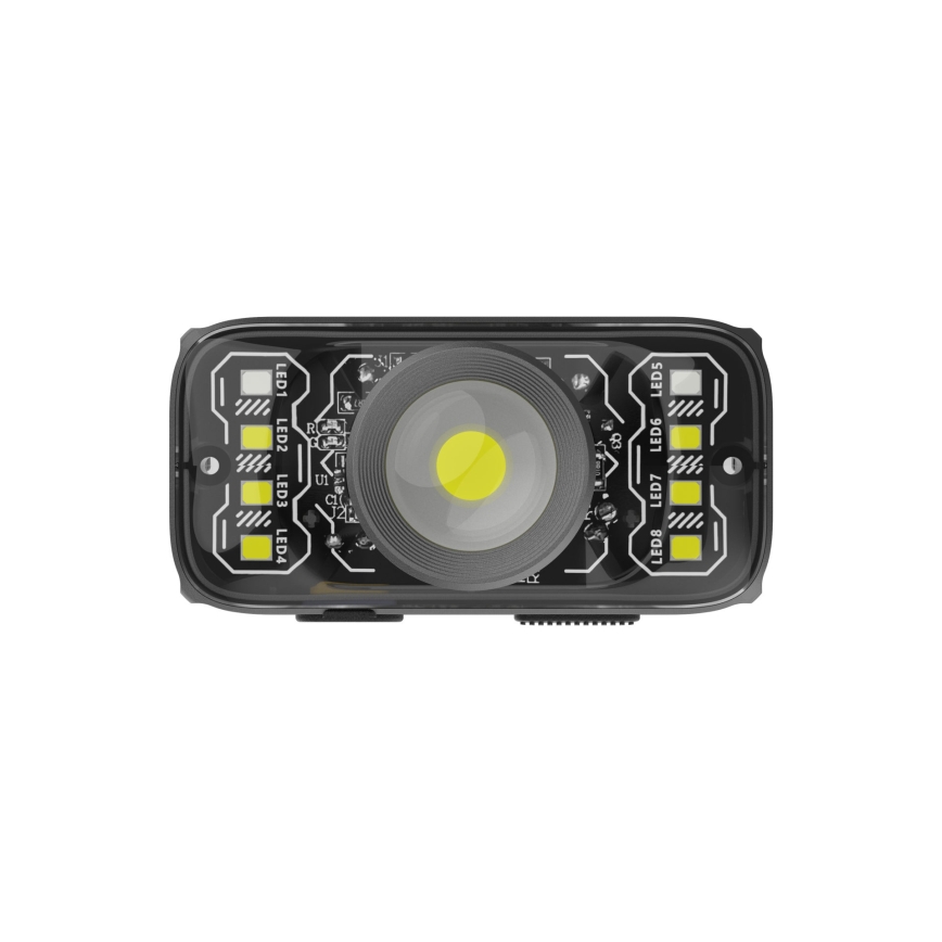 Reguliuojamo ryškumo įkraunamas LED galvos žibintas LED/2,1W/5V 500 mAh