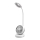 Reguliuojamo ryškumo LED stalinė lempa su ventiliatoriumi LED/2W/5V 6000-8000K 2000 mAh
