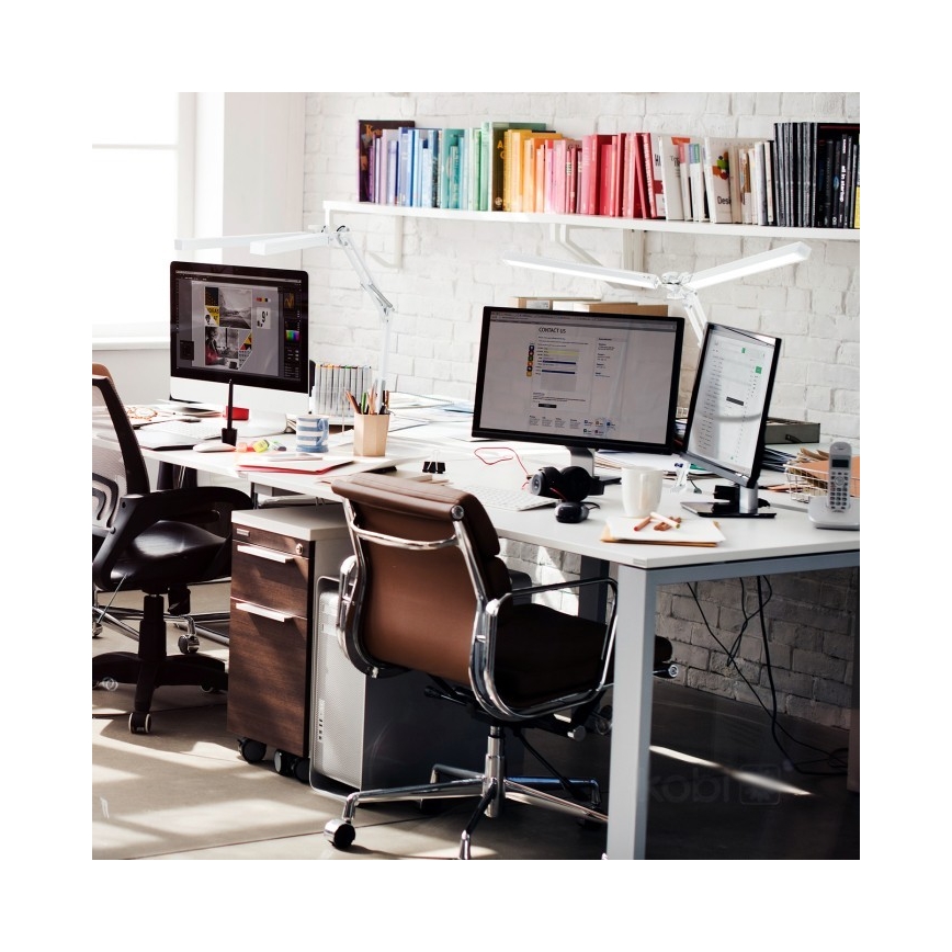 Reguliuojamo ryškumo LED stalinė lempa TENUIX DUO LED/15W/230V 3000-6000K balta