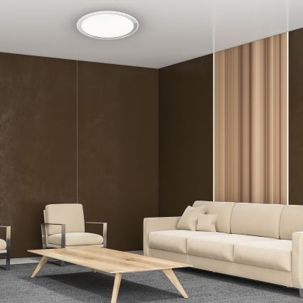 Reguliuojamo ryškumo lubinis LED šviestuvas LAYLA su nuotoliniu pulteliu LED/66W/230V