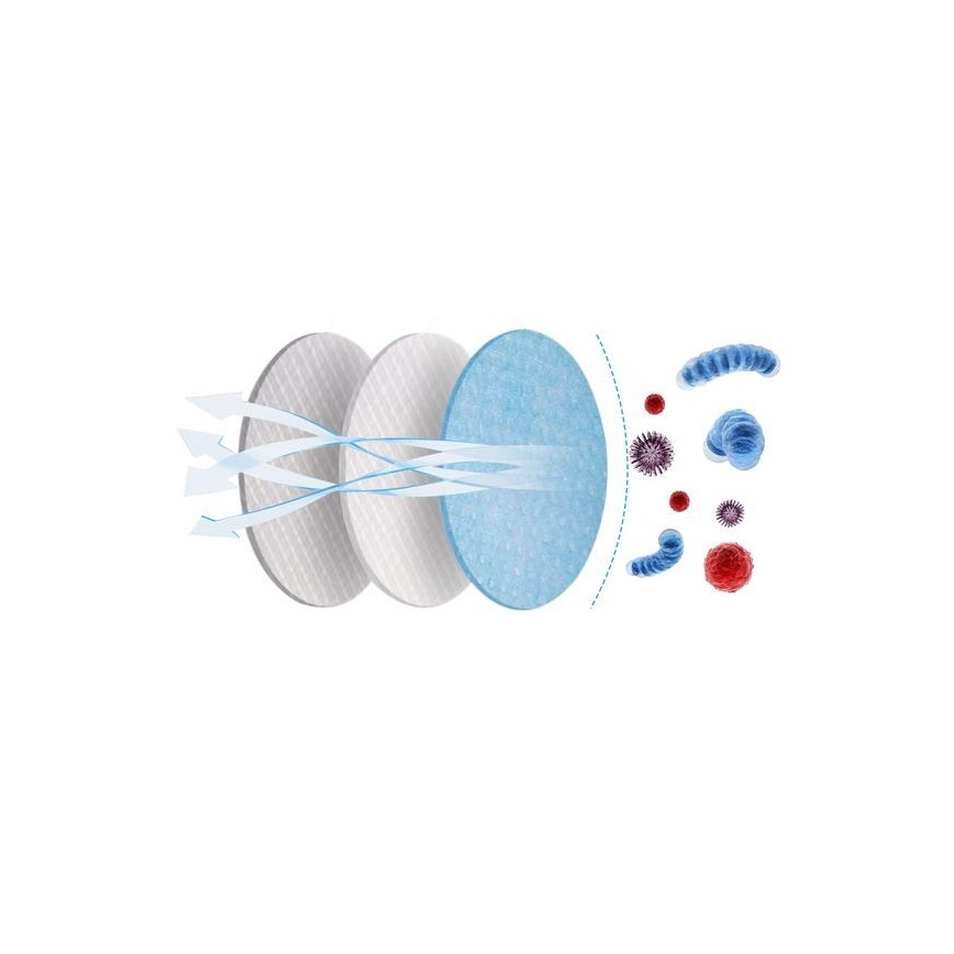 Respiratorius FFP2 NR CE 0598 pilkas 1vnt