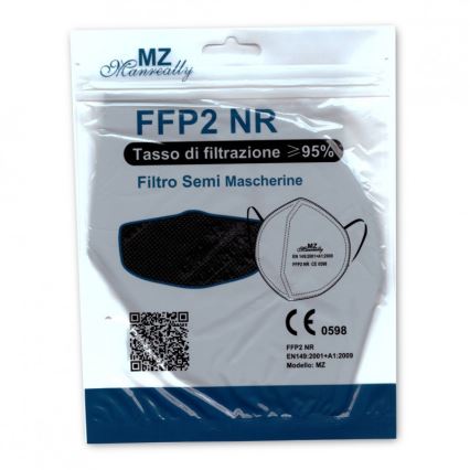 Respiratorius FFP2 NR CE 0598 pilkas 20vnt