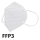 Respiratorius FFP3 NR L&S B01 - 5-sluoksnių- 99,87%  efektyvumas