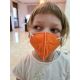 Respiratorius vaikiškas dydis FFP2 NR Kids oranžinė 1vnt