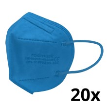 Respiratorius vaikiškas dydis FFP2 ROSIMASK MR-12 NR mėlynas 20vnt
