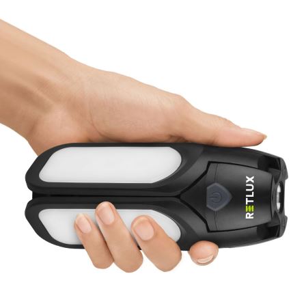 Įkraunamas LED kempingo žibintas su saulės panelė — 3 W / 1600 mAh / IPX4