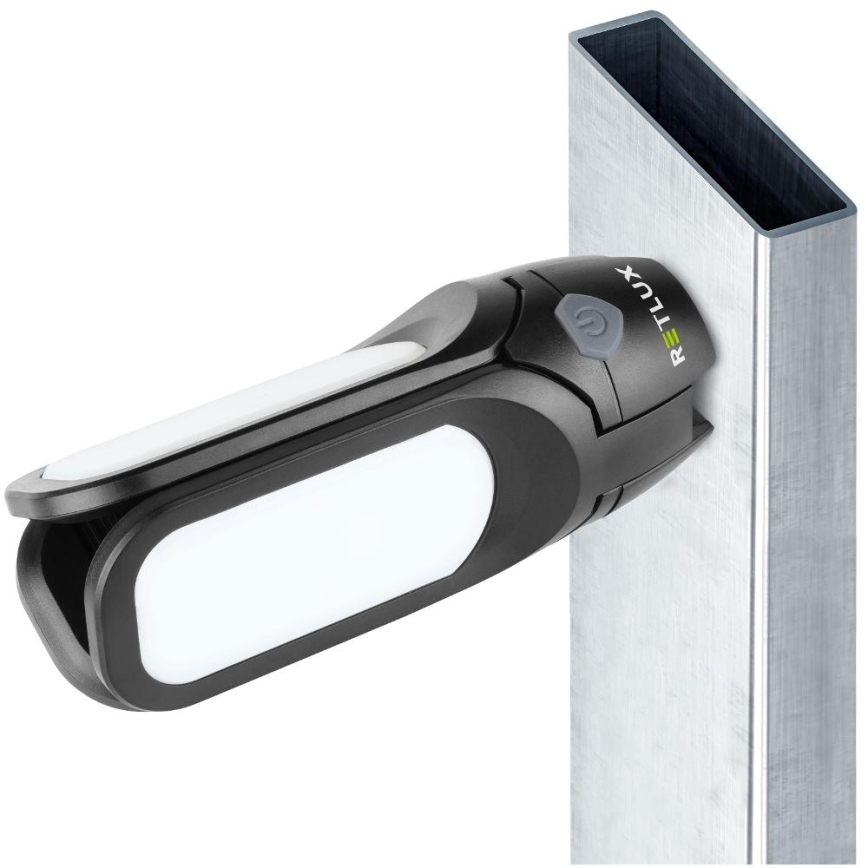 Įkraunamas LED kempingo žibintas su saulės panelė — 3 W / 1600 mAh / IPX4