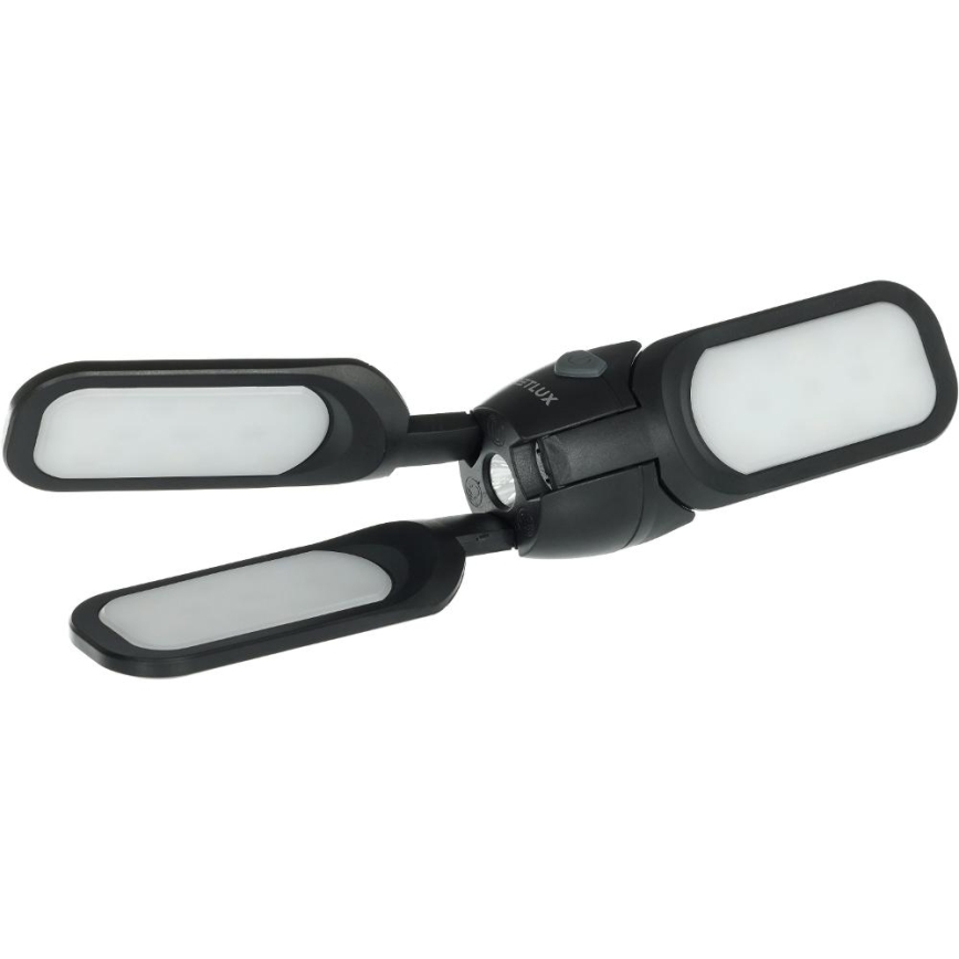 Įkraunamas LED kempingo žibintas su saulės panelė — 3 W / 1600 mAh / IPX4