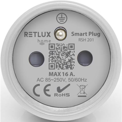 Išmanioji kištukinė lizdas 3680W/230V/Tipas E/16A Wi-Fi Tuya
