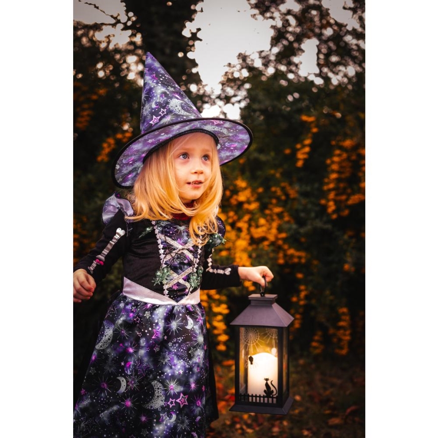 LED Dekoracija HALLOWEEN LED/3xAAA/šiltas baltas žibintas