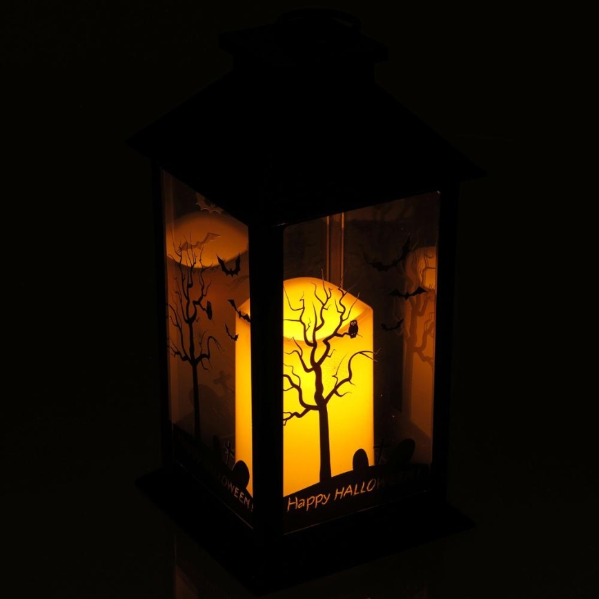 LED Dekoracija HALLOWEEN LED/3xAAA/šiltas baltas žibintas