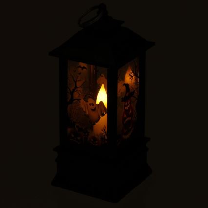 LED Dekoracija HALLOWEEN LED/3xAAA/šilta balta žibintas su moliūgais