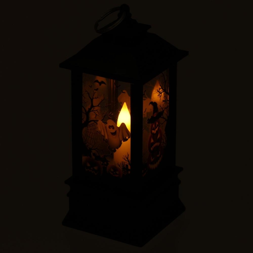 LED Dekoracija HALLOWEEN LED/3xAAA/šilta balta žibintas su moliūgais