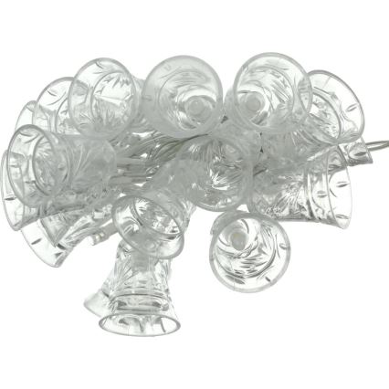 LED girlianda 20xLED/3xAA/šiltai balta 2,2m varpeliai