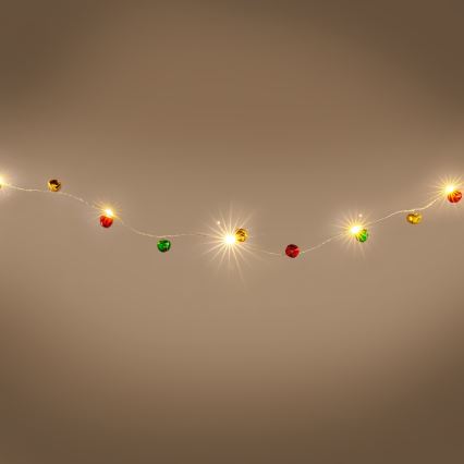 LED  girlianda 40xLED/3xAA 4,3m šilta balta