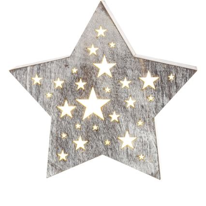 LED Kalėdinė dekoracija 1xLED/2xAAA šiltai balta