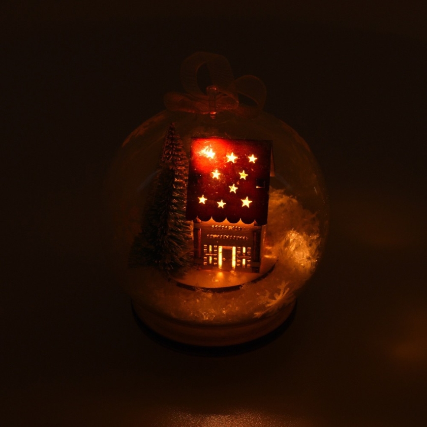 LED Kalėdinė dekoracija 1xLED/3xLR44 šiltai balta