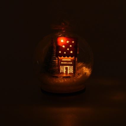 LED Kalėdinė dekoracija 1xLED/3xLR44 šiltai balta