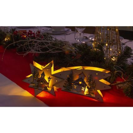 LED Kalėdinė dekoracija LED/2xAA kometa