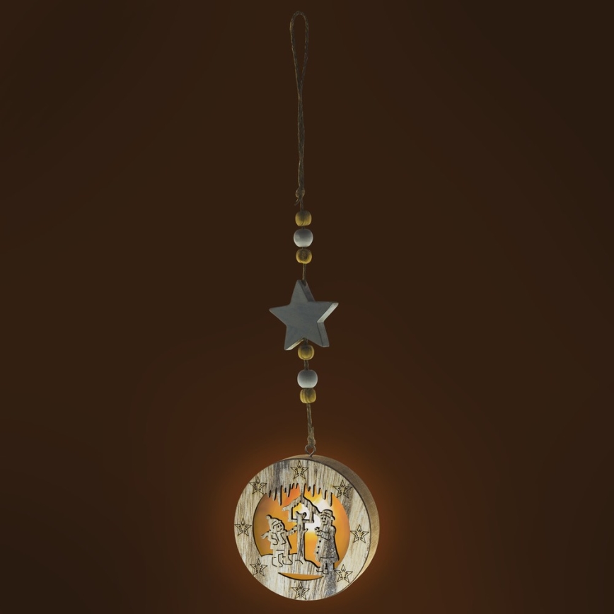 LED kalėdinė dekoracija LED/2xCR2032 šilta balta