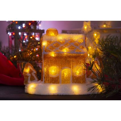 LED Kalėdinė dekoracija LED/3xAA šiltai balta