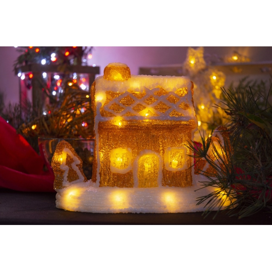 LED Kalėdinė dekoracija LED/3xAA šiltai balta