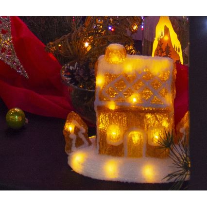 LED Kalėdinė dekoracija LED/3xAA šiltai balta