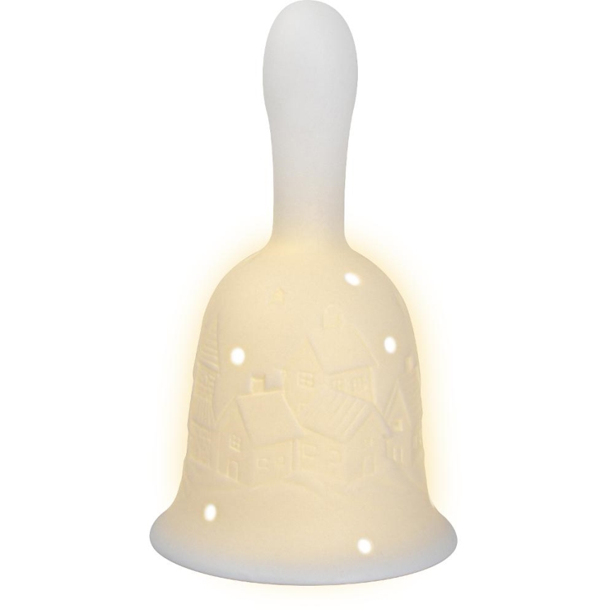 LED kalėdinė dekoracija LED/3xLR44/šilta balta varpas