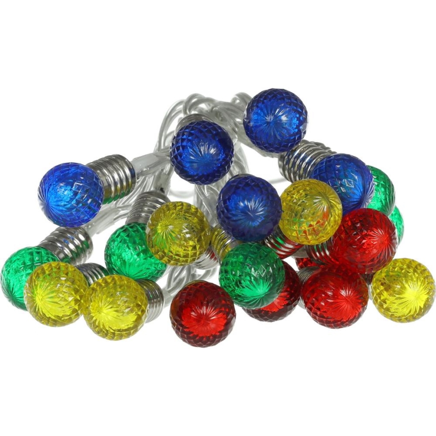 LED kalėdinė girlianda 20xLED/2xAA/šilta balta 1,8m lemputės