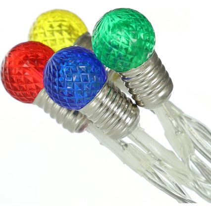 LED kalėdinė girlianda 20xLED/2xAA/šilta balta 1,8m lemputės