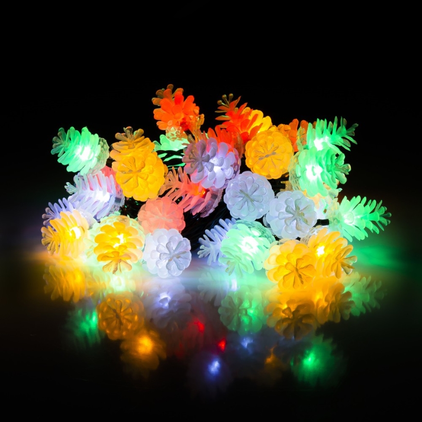 LED Kalėdinė lauko girlianda 80xLED/25m IP44 daugiaspalvė