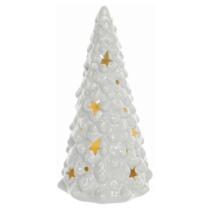 LED Kalėdinė porcelianinė dekoracija LED/3xLR44 eglutė