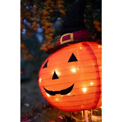 LED Lauko dekoracija HALLOWEEN LED/3xAA/šilta balta IP44 moliūgas