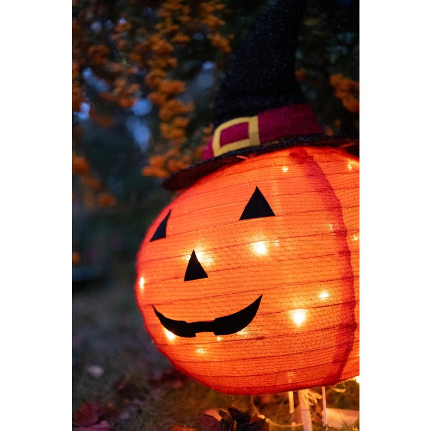 LED Lauko dekoracija HALLOWEEN LED/3xAA/šilta balta IP44 moliūgas