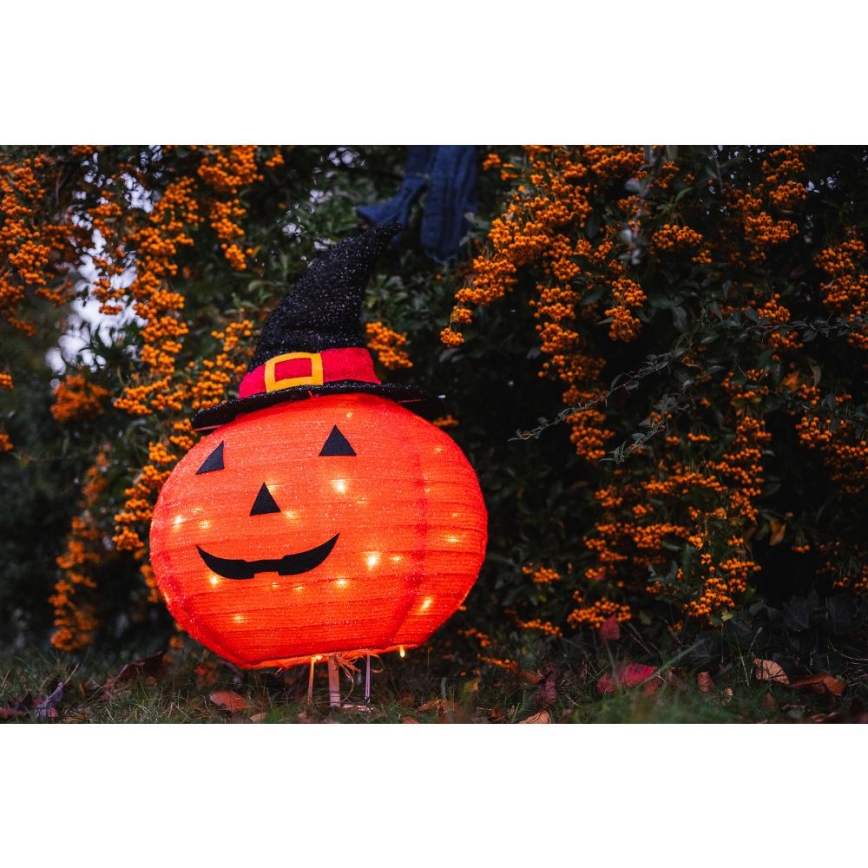 LED Lauko dekoracija HALLOWEEN LED/3xAA/šilta balta IP44 moliūgas