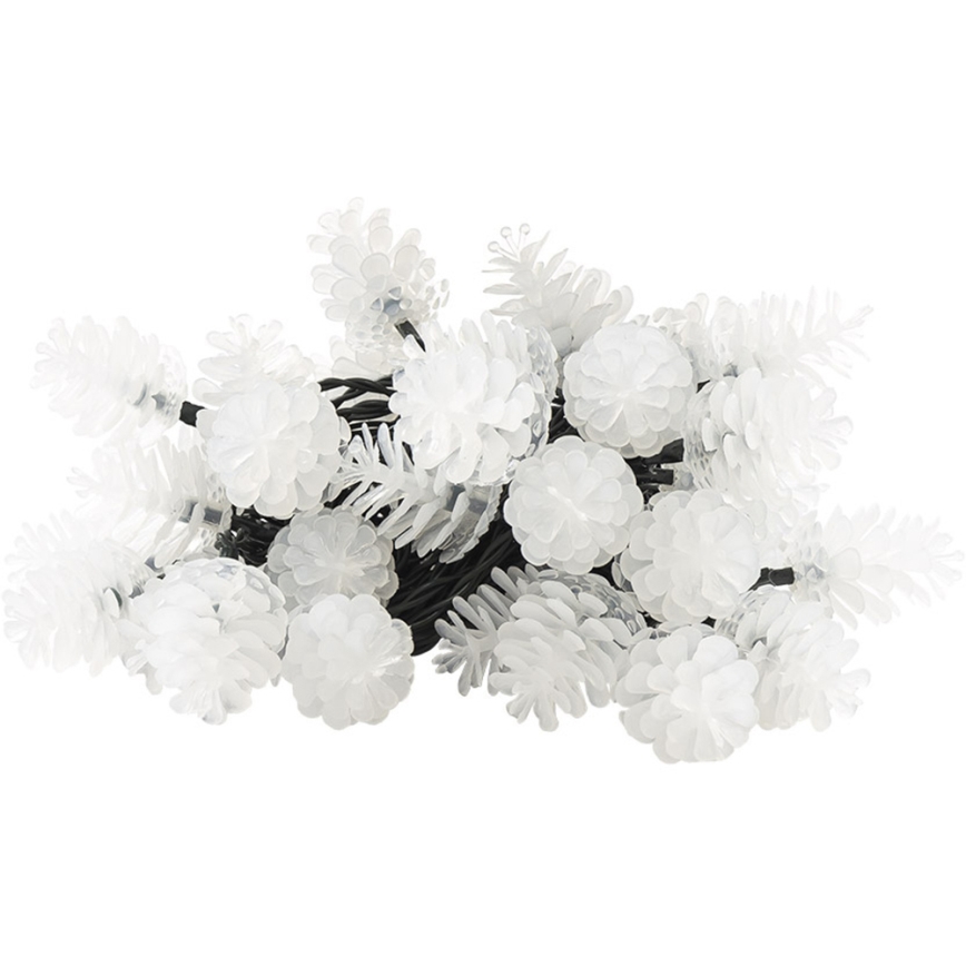 LED lauko girlianda 40xLED/15m IP44 šiltai balta