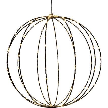 LED Lauko kalėdinė dekoracija LED/2,1W/230V Ø 40 cm IP44 šiltai balta