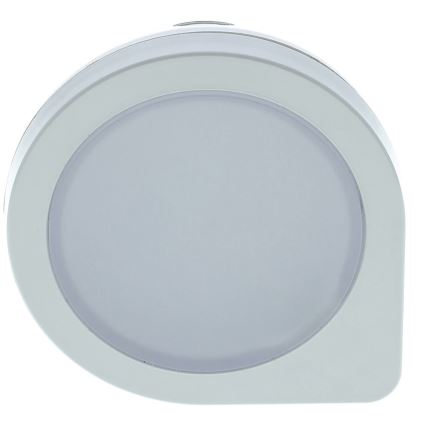 LED Lizdo orientacinė lemputė su jutikliu LED/0,4W/230V 3000K balta